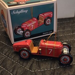 EUC VTG Schylling Race Car Ornament